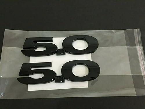 Miniatura 2 de 2 insignias para puerta de 50 litros emblema 3D derecha izquierda lateral tapa trasera accesorios automotrices decoración de repuesto para Mustang