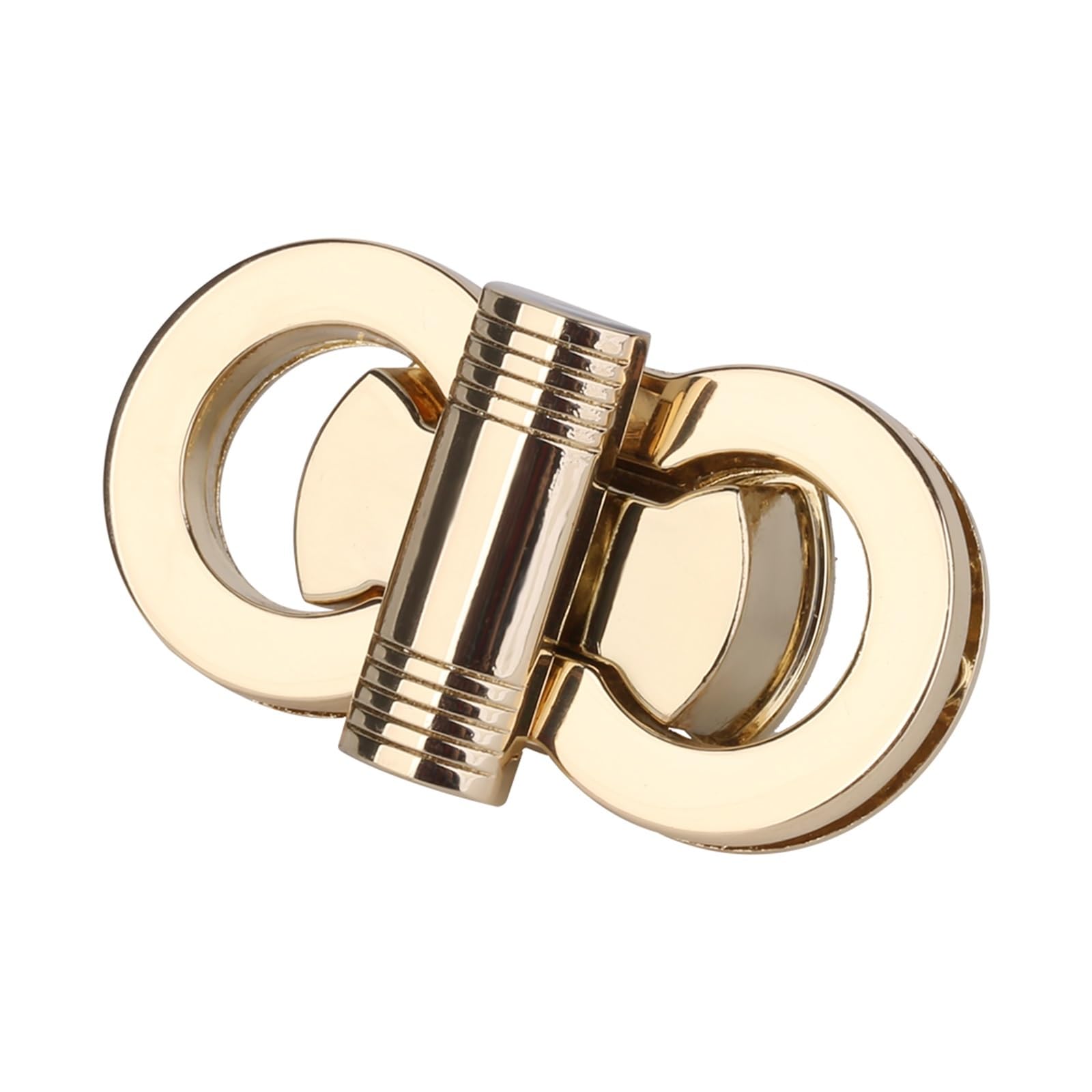 PVUVTNAHW 10pcs 4.5CM Metal Butterfly Twist Lock Catch Handbag Snap Clasps Turn Lock For Shoulder Bag Buckle DIY(Lightgold)