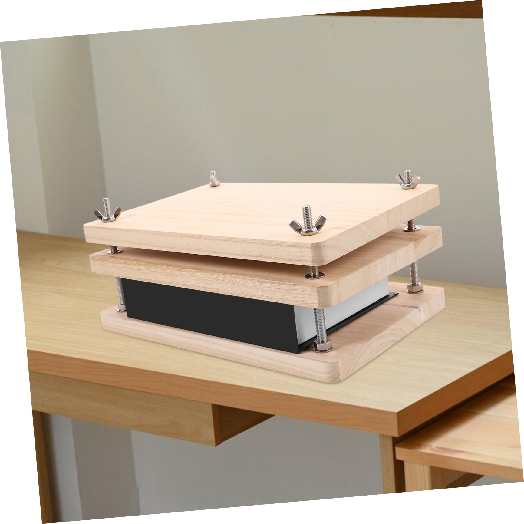 Kit de Encuadernación de Madera para Bricolaje, Prensa Portátil