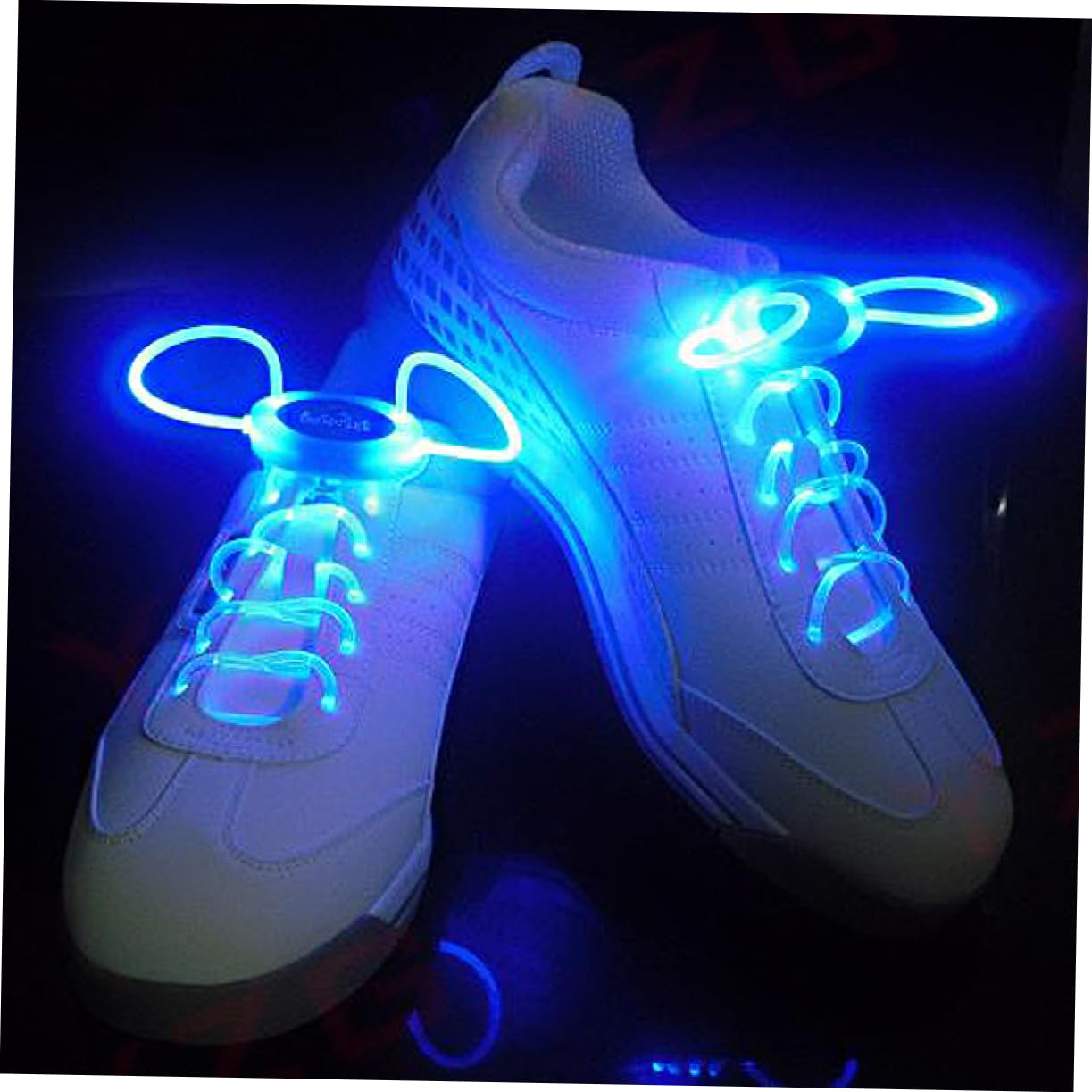 FOMIYES 2piezas Cordones Led Intermitentes Brillantes Impermeables y Decorativos Para Fiesta y Deporte