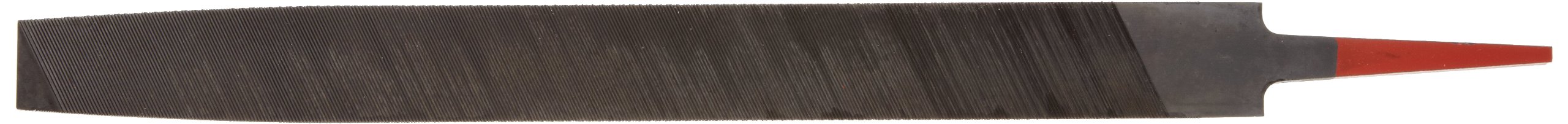 Simonds - 78148100 Mill Hand File, American Pattern, Single Cut, Rectangular, Black Oxide Coating, Medium, 10