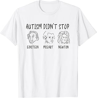 Autism Awareness Shirts Autism Didn't Stop T-Shirt