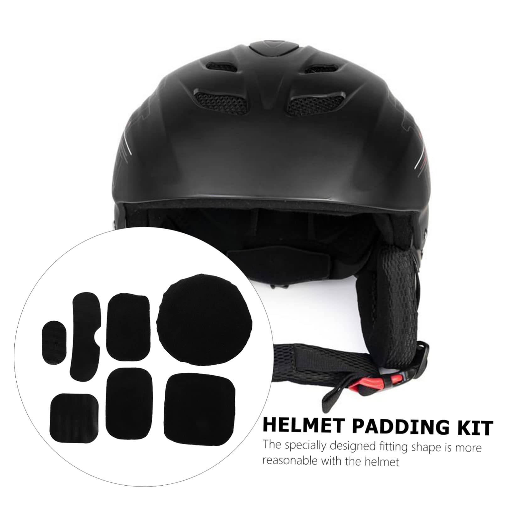 Toyvian 3sets Helmet Pads for Outdoor Activities Helmet Sponge Accessories Comfortable Stable Padding Liner for Maximum Absorption Longevity