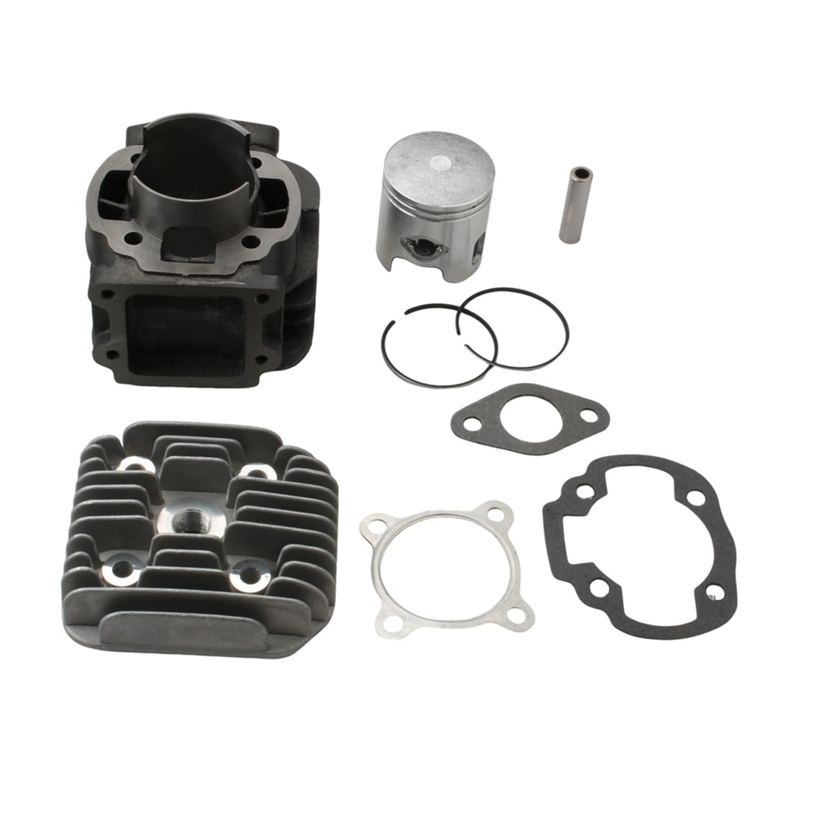 Kit cilindro e testa for scooter 70cc Big Bore for Pista 2 Scoop 50cc AC 47mm / 10mm Parti del motore a 2 tempi accessori per moto