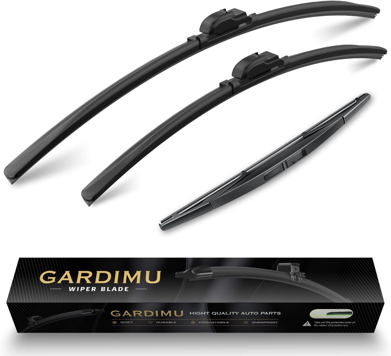 Replacement for Nissan Armada 2017 2018 2019 2020 2021 2022 2023 2024 Windshield Wiper Blades, 3 Pieces of Car Front and Rear Window Wiper Blades