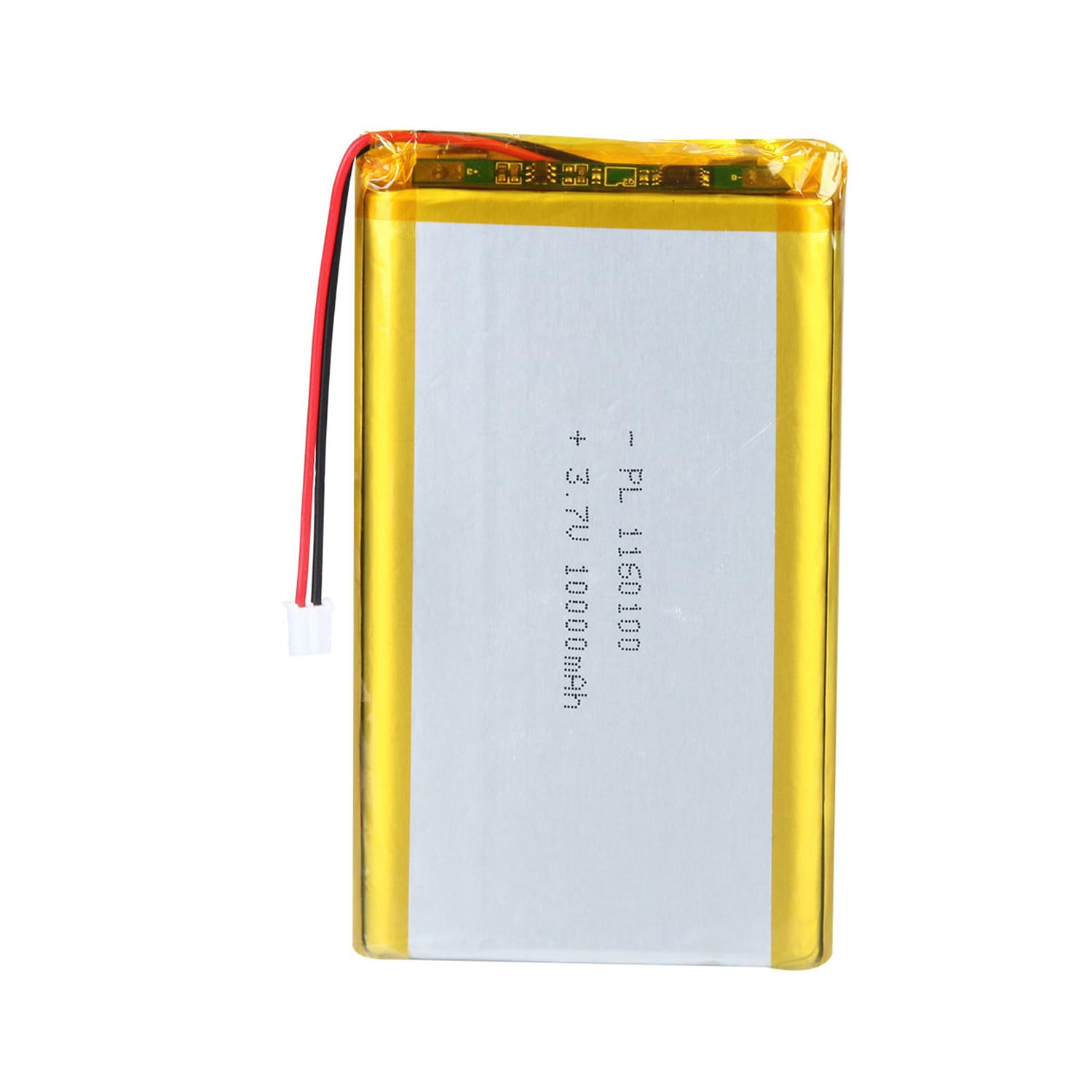 Batteria agli ioni di litio agli ioni di litio da 3,7 V, 10000 mAh, 1160100 mAh, con connettore 2P PH con griglia da 2,0 mm