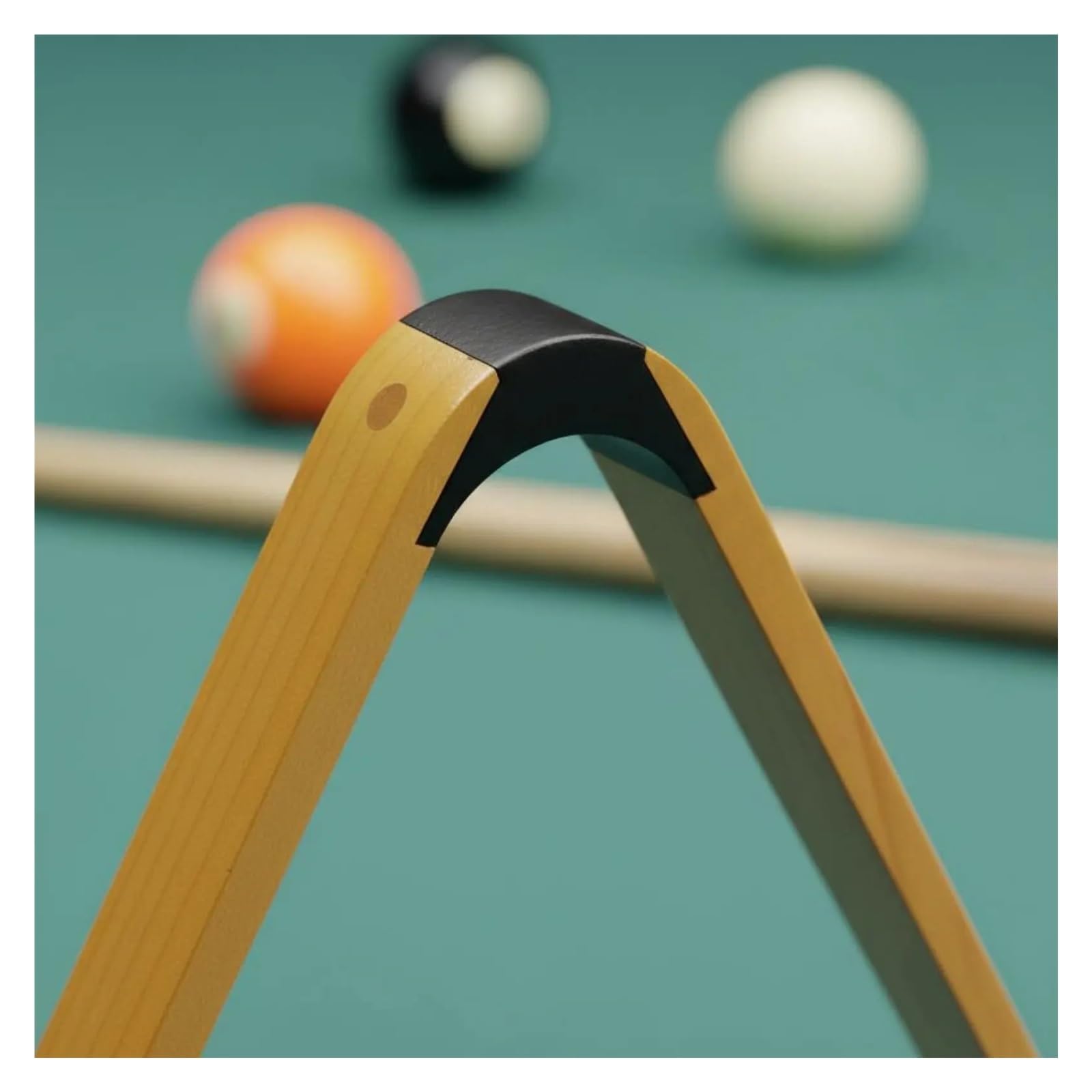 Triangolo da Biliardo Triangolo in Legno Rack Texture Biliardo 8 Ball Angoli Fornitura for Bar