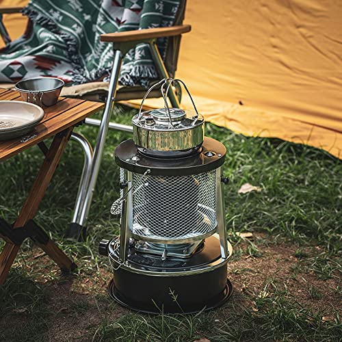 Réchaud à kérosène 5 L portable extérieur chauffage cuisson noir