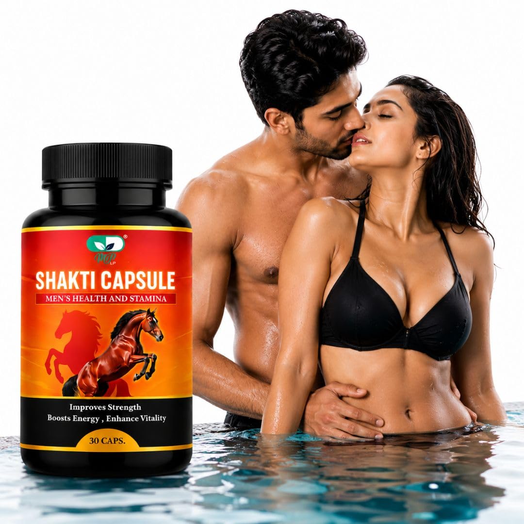 Shakti Capsule Ayurvedic Herbal Supplement for Men | Premium Blend with Shilajit, Ashwagandha, Safed Musli, Kali Musli & Kaunch Beej | Daily Herbal Well-ness Formula | Ayurvedic Propr!etary Med!c!ne | 30 Capsules-image-44
