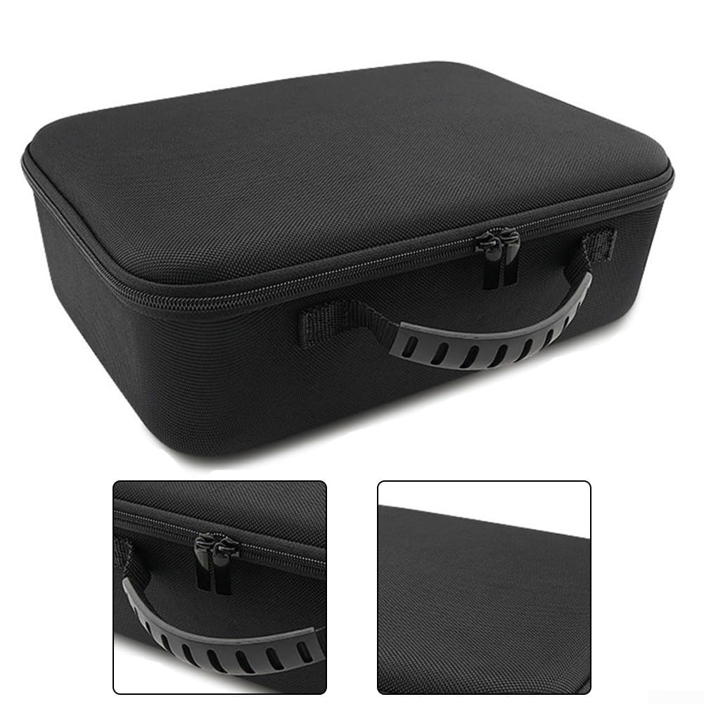 Funda rígida de viaje para XGIMI MoGo 4 2025, carcasa rígida de EVA con asa, almacenamiento portátil para protección del proyector durante viajes de negocios (negro)