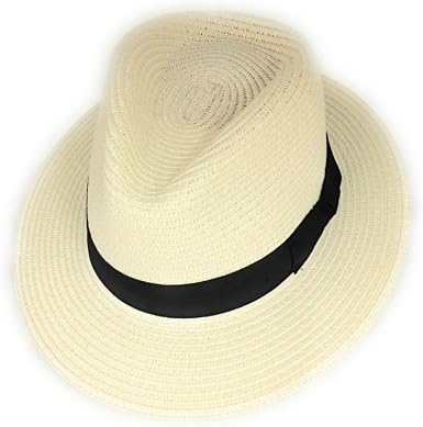 Unisex Foldable Summer Straw Fedora 