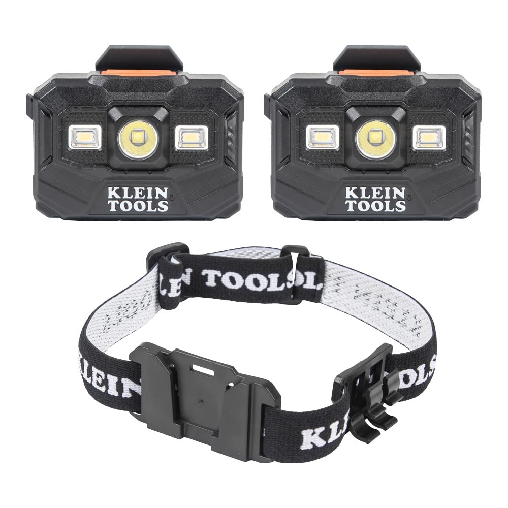 Lampe frontale LED pour casque rigide Klein Tools 80174 rechargeable - 8