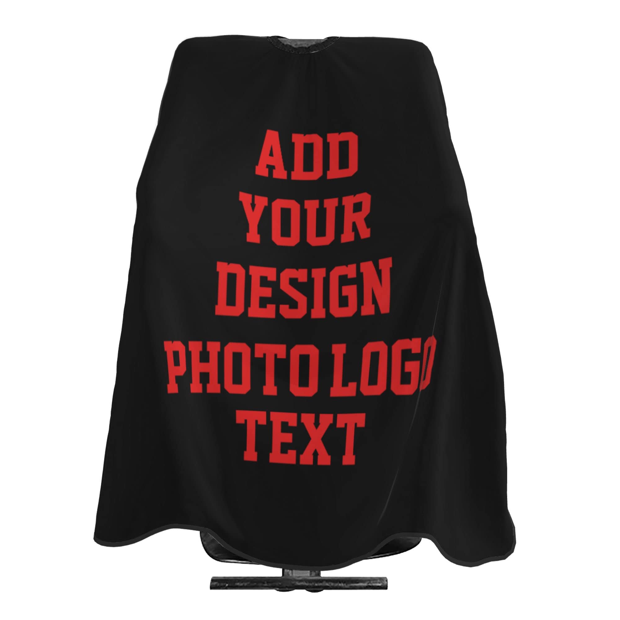Capa de peluquero personalizada para hombres Delantal de peluquero personalizado con su propio logotipo Foto Texto Salón Corte de pelo Capa para salón de casa y barbería