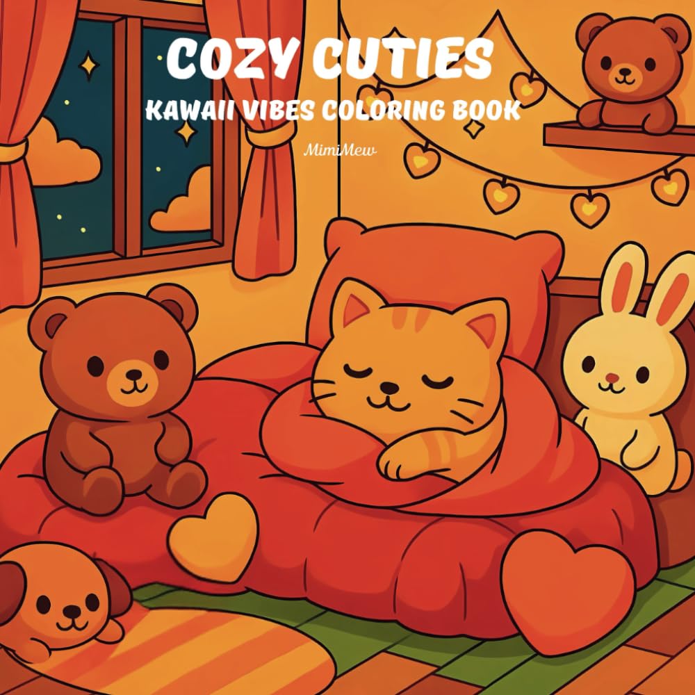 COZY CUTIES: KAWAII VIBES COLORING BOOK