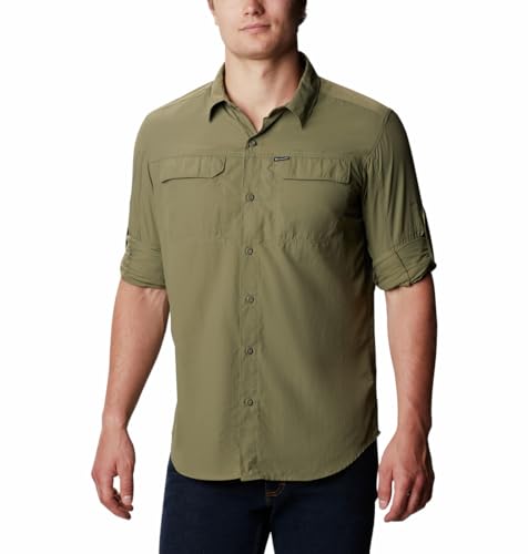 Image of Columbia Men Omni-Shade Silver Ridge 2.0 Shirt for Hiking | Trekking | Camping | Safari | Sun Protection
