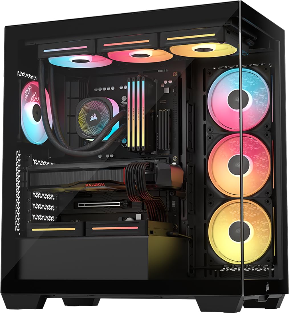 CORSAIR iCUE LINK 3500X RGB 本体 Amazon.com: CORSAIR 3500X LX RGB Link Panoramic Mid-Tower PC Case