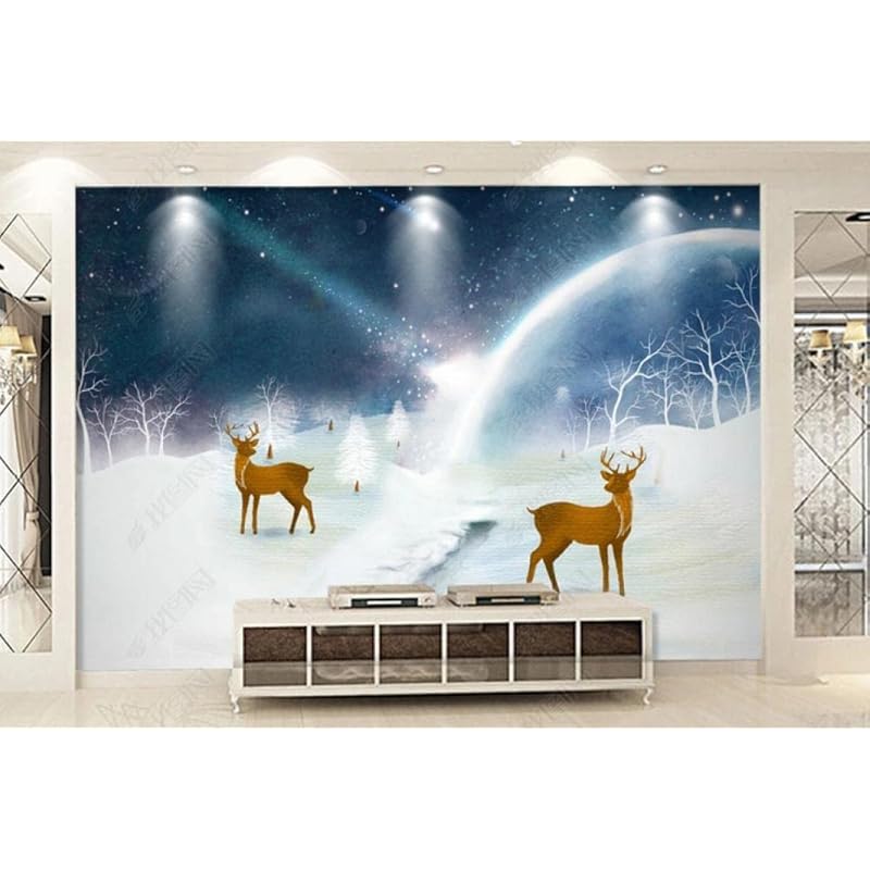 建築 住宅資材 ｐｒｅｍｉｕｍ ｌｉｎｅ 抽象的なエルクの背景の壁北欧の装飾的な星の空の油絵の背景の壁の壁画 0cmx140cm 78 7x55 1inch カスタマイズ 壁紙 壁画 ステッカー 壁紙 壁の装飾 M1c85scpa3 Decalutdat Com