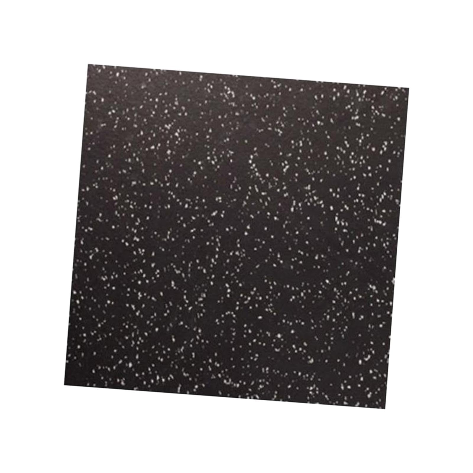 Tappetino per Attrezzi da Palestra Anti-Vibrazione in Gomma Alta Densità 50x50x1,5 cm Fonoassorbente Antiscivolo per Attrezzature Fitness