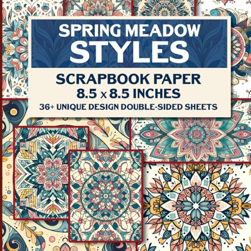 Spring Meadow Styles Scrapbook Paper