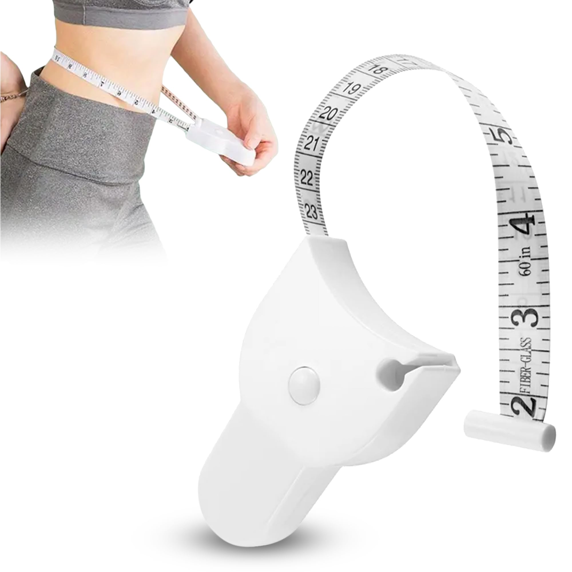Homeaura Body Measuring Tape with Retractable Push Button & Lock Pin – 150cm Body Measurement Tape – Measuring Tape ideal for Weight Loss, Fitness, and Sewing Tape Tailor Tape (B0DB8JZTKL) Amazon Price History, Amazon Price Tracker