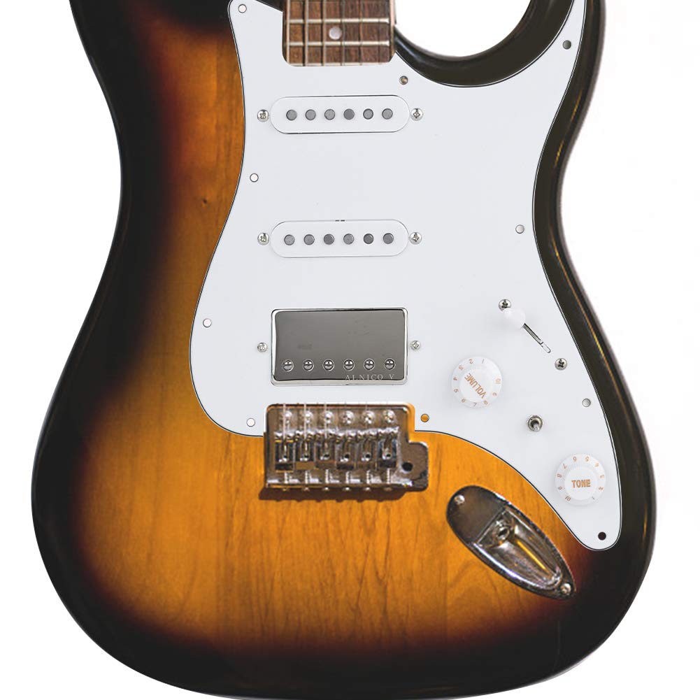 Pickup per Chitarra a Doppia Bobina SSH Precablati con Battipenna Clear Sound Design per Strumento per Chitarra Elettrica 750 G Resistente Plastica