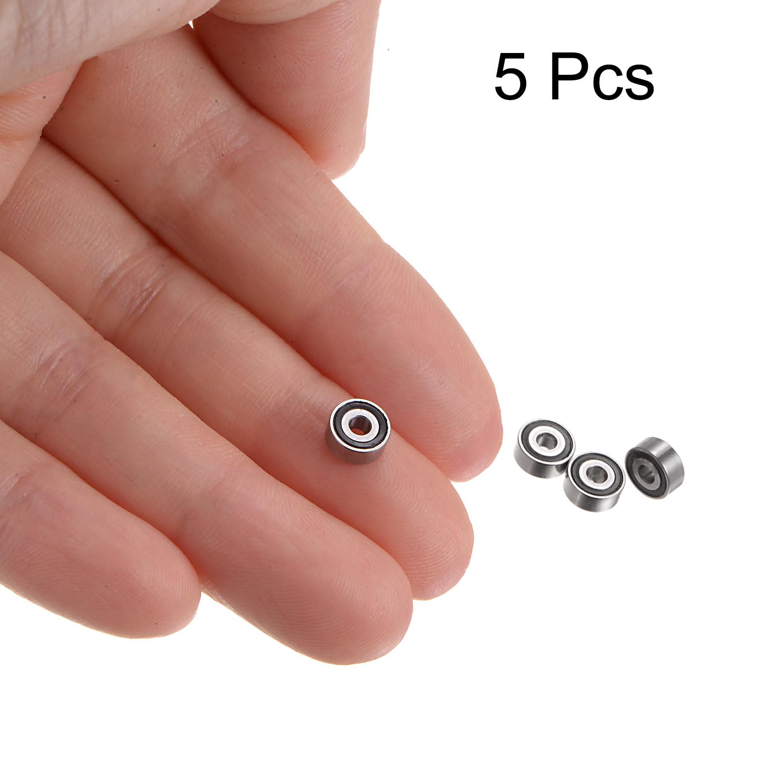 Cuscinetti A Sfera MR85-2RS 5x8x2.5mm - 10 Pezzi, Acciaio Cromo, Per Trasmissione - Foto 5