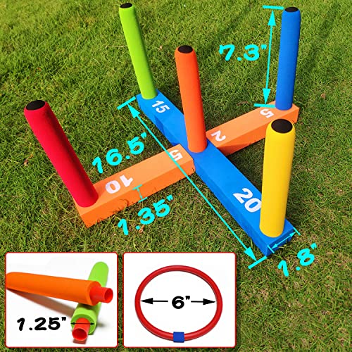 image for YDDS Ring Toss Game for Kids, Indoor & Outdoor Game for Family and Adu