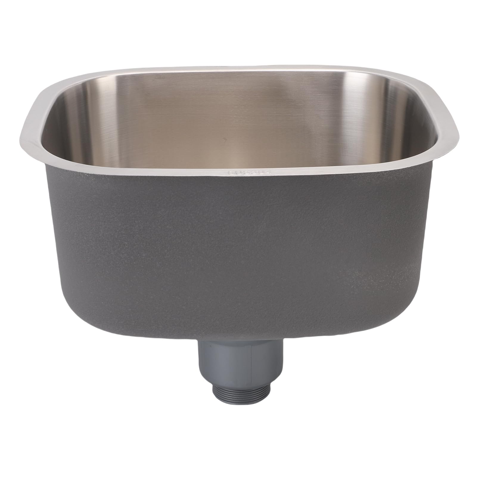 Cocoarm Fregadero de Cocina de un Seno, Fregadero bajo Encimera de Acero Inoxidable 304, Lavabo Rectangular de 38,5 X 32,5 X 18, Cm, Diseño de Lavado Integrado para Cocina, Barra y Baño