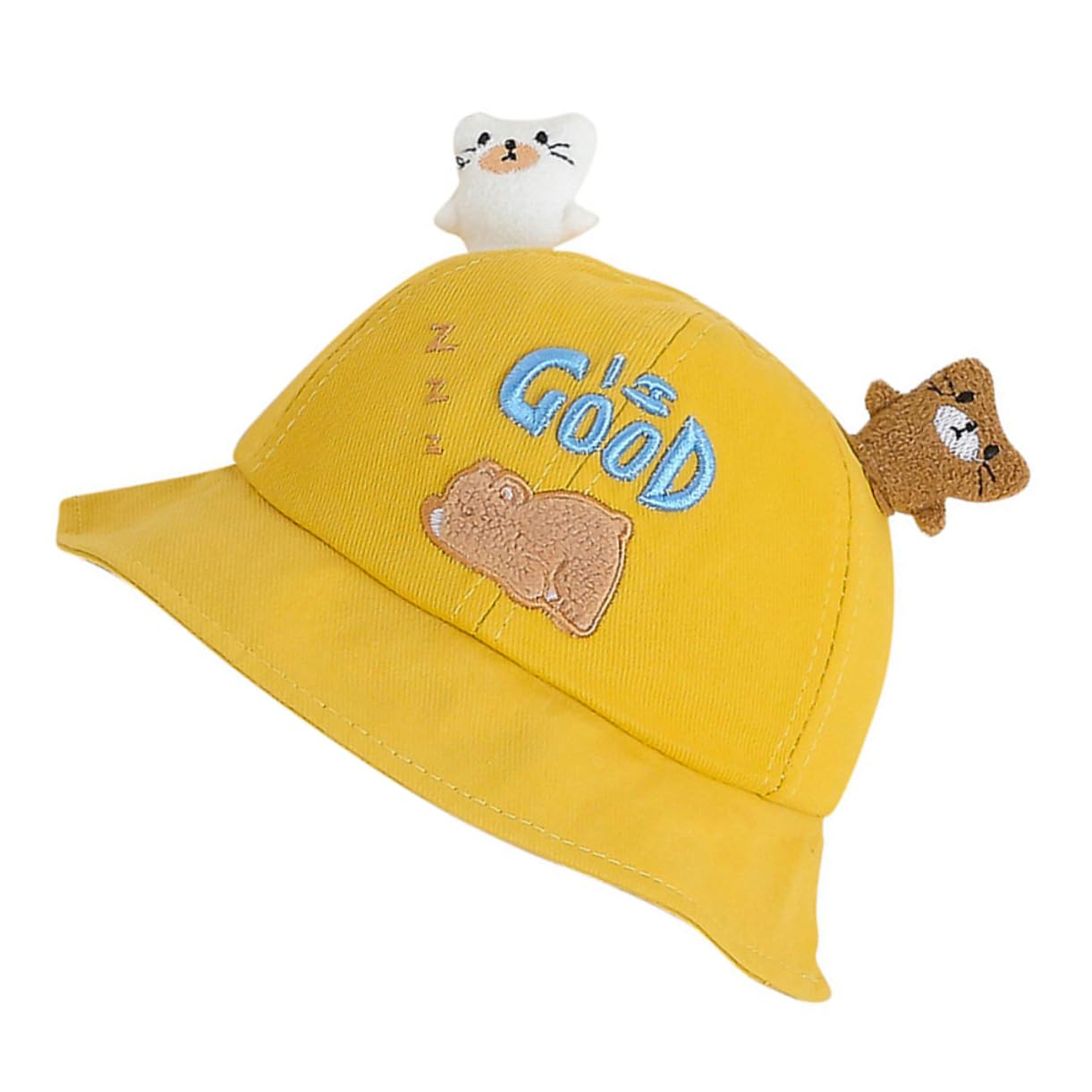 Homoyoyo Sonnenhut mit Krempe Cartoon Design Leicht Uv für Jungen im Frühling Sommer Tragbar für Outdoor Aktivitäten