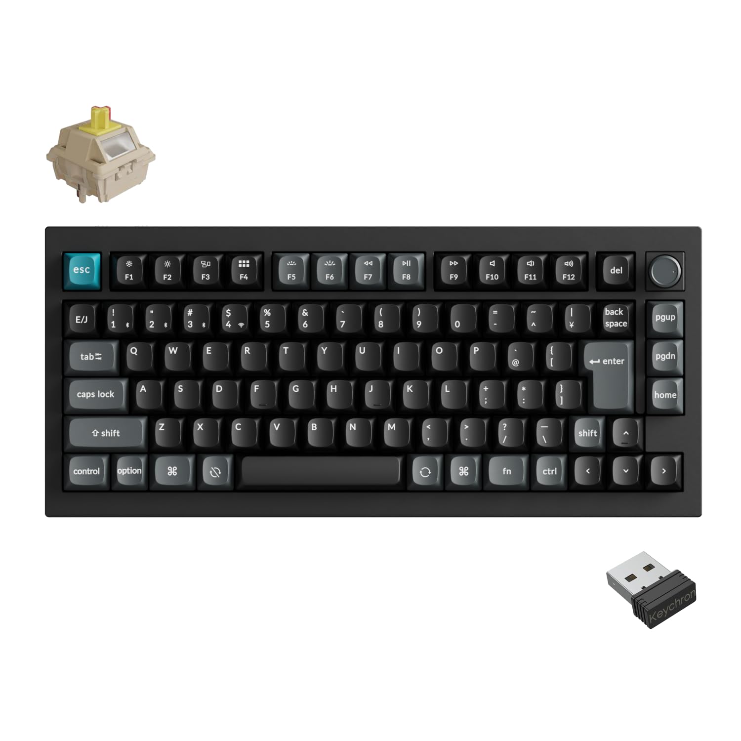 Keychron Q1 Ultra 8K 75% Mechanical Keyboard, 8000Hz Polling Rate
