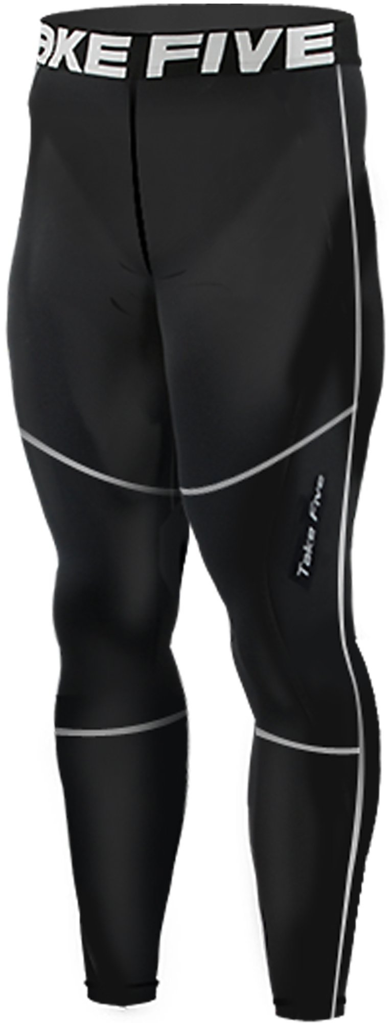 New 156 Skin Tights Compression Leggings Base Layer Black Running Pants Mens