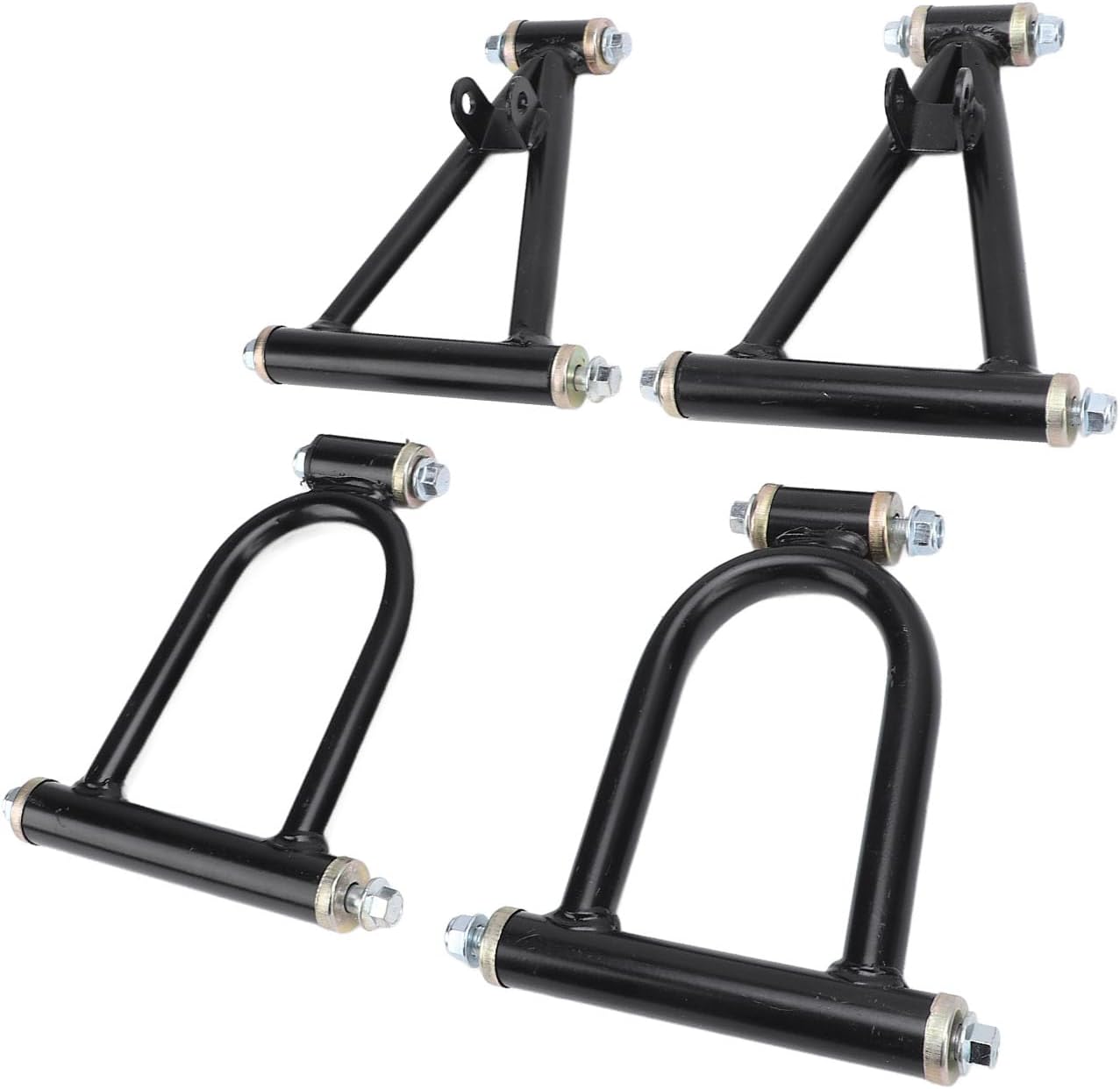 FILFEEL 6 Inch Metal Front Suspension Shock Swing Arm Kit for 4-Wheel Quad Bikes and GoKarts