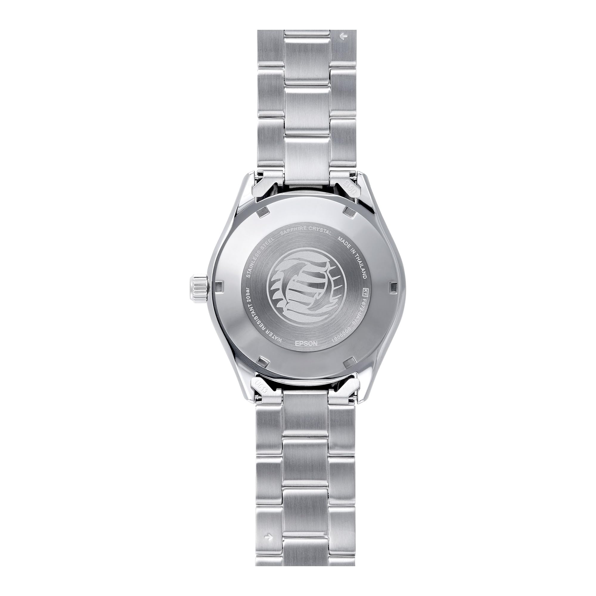 Orient Sports Mako 40 mm męski automatyczny ręczny mechaniczny zegarek sportowy ze stali nierdzewnej i koperta brązowa tarcza - RA-AC0Q17Y