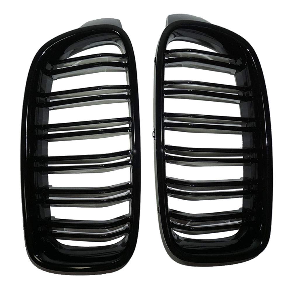 Griglia Paraurti Griglia Paraurti Anteriore Auto Per BMW Serie 3 2012-2018 Griglie A Doppia Stecca Renali Universale