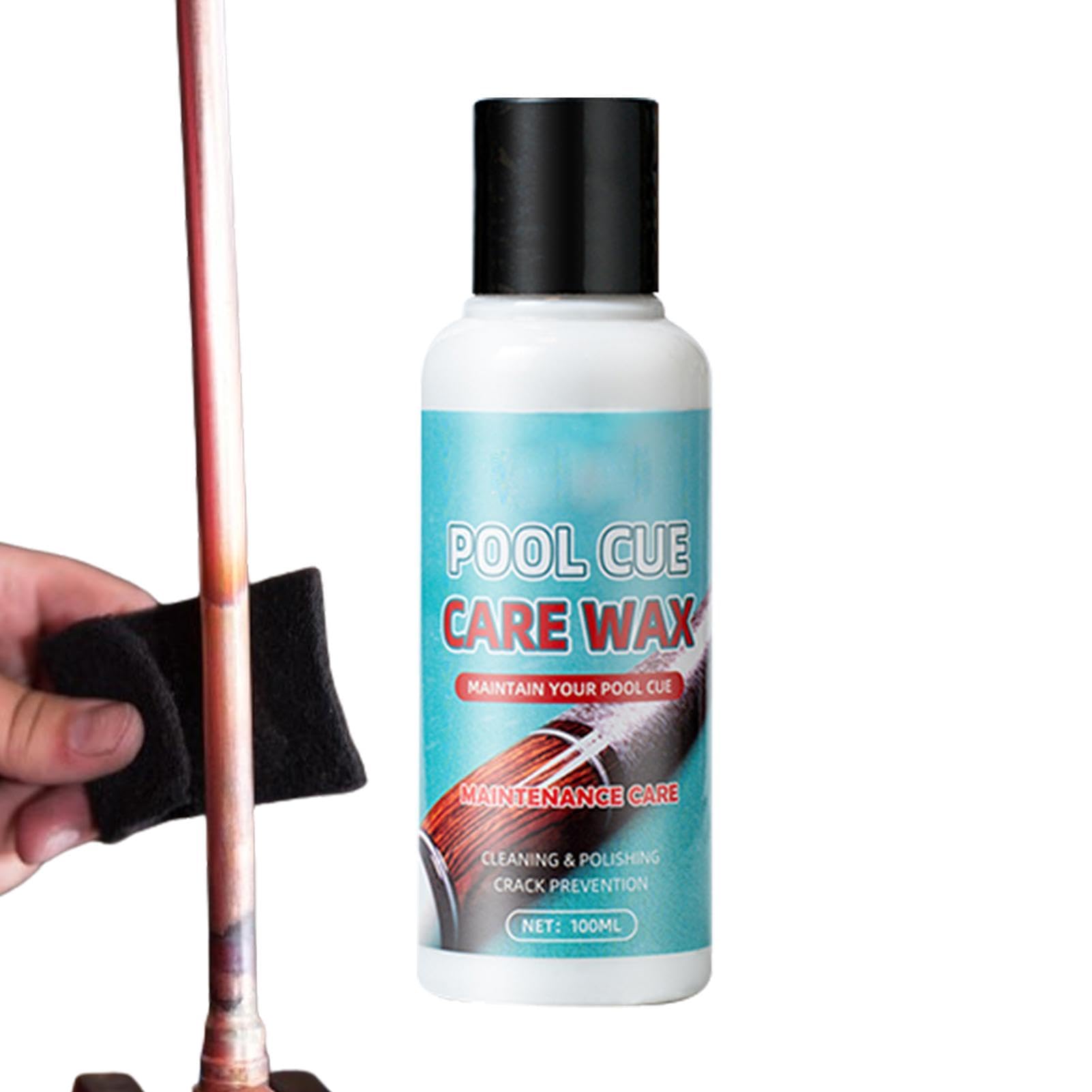 Billiards Cue Cleaner and Conditioner - Billiards Cue Shaft Trreatment, 120ml Wood Pool Cue Polish | Anti Cracking Pool Cue Shaft Care, Moisturizes Cleans and Fills Textures for Smooth Performance