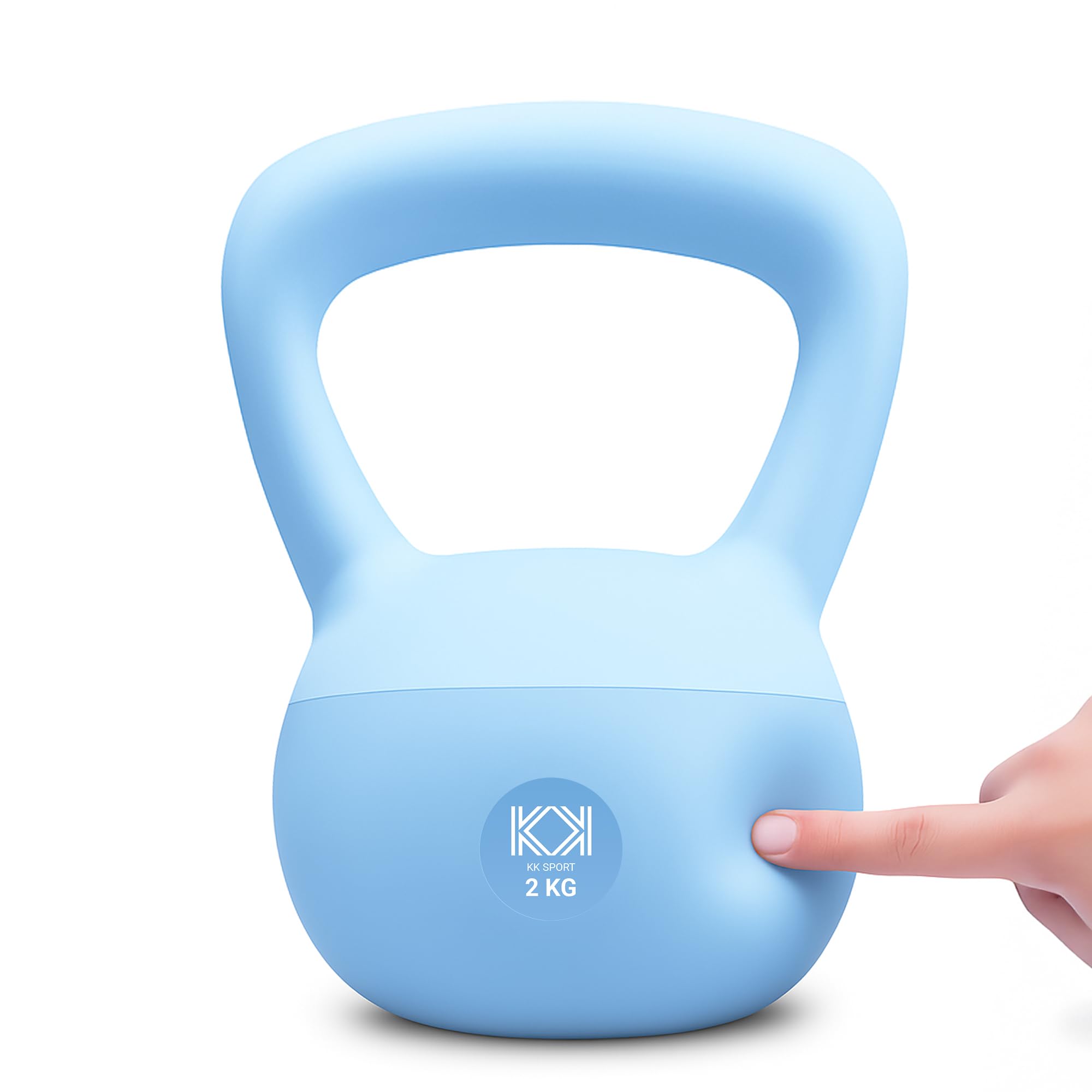 KK Soft Kettlebell Available 2kg 4kg 6kg 8kg 10kg 12kg | Neoprene Coated Home Gym Weights | Fitness, Strength Training, Cardio Workout for Men & Women โ image 1