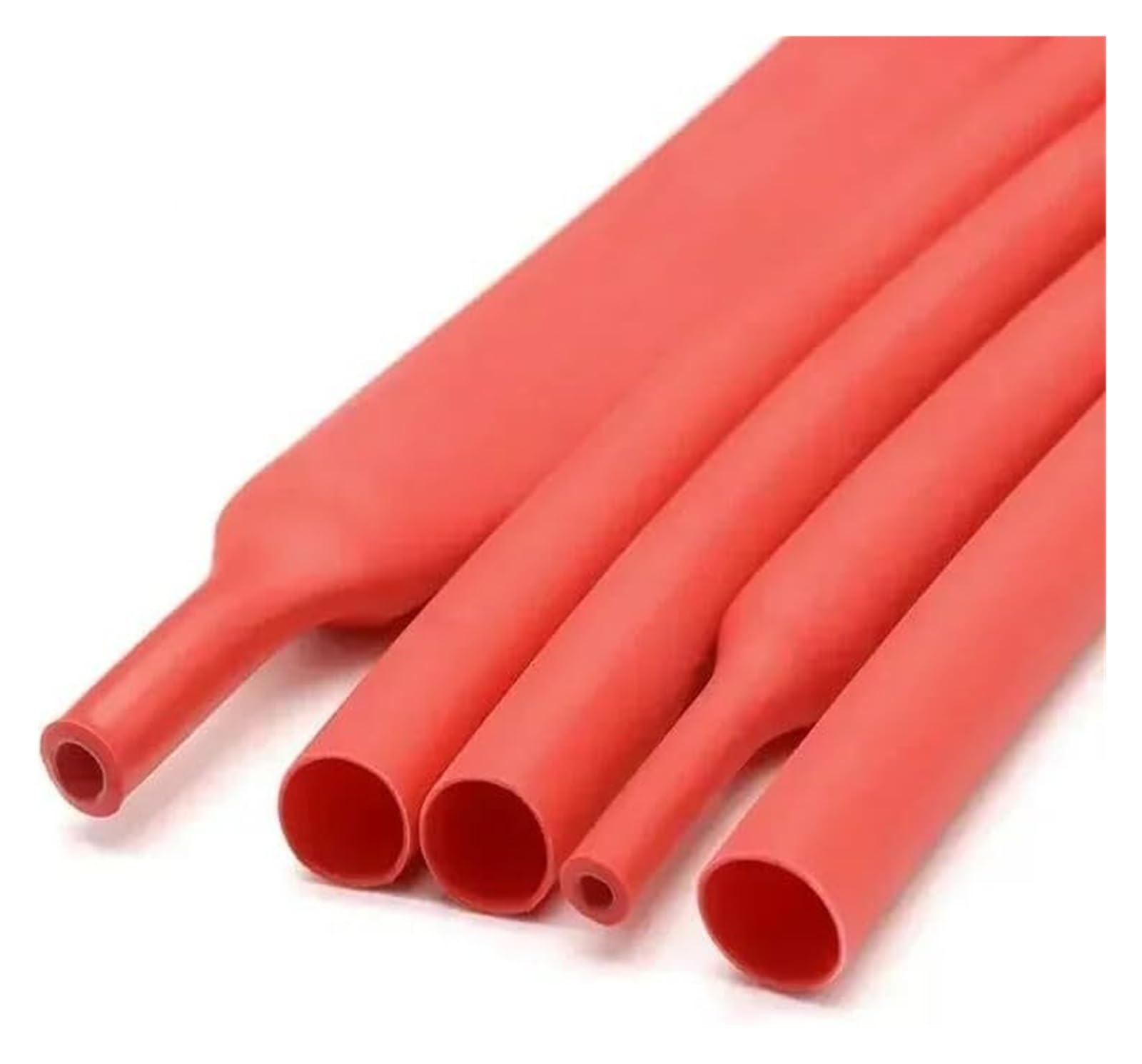 Rurki termokurczliwe, Opaska termokurczliwa do kabli 2,4-6,4 mm 100 M 200 Czerwony Czarny Poliolefina 3:1(Red,3.2MM-100M)