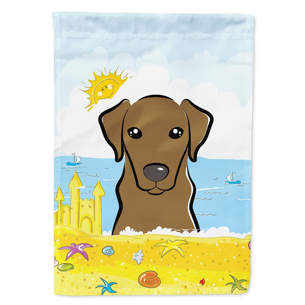 Bandiera Da Giardino Con Labrador Nero Caroline's Treasures - Doppia Faccia, Resistente, Multicolore - 2