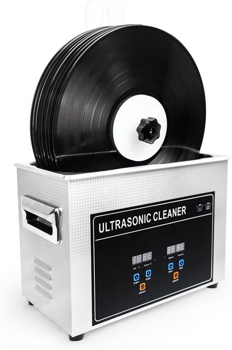 Pulitore per Dischi in Vinile con Stendino, Efficiente capacità di 6 Litri per Una Pulizia Profonda, Ideale per Uso Domestico E in Negozio