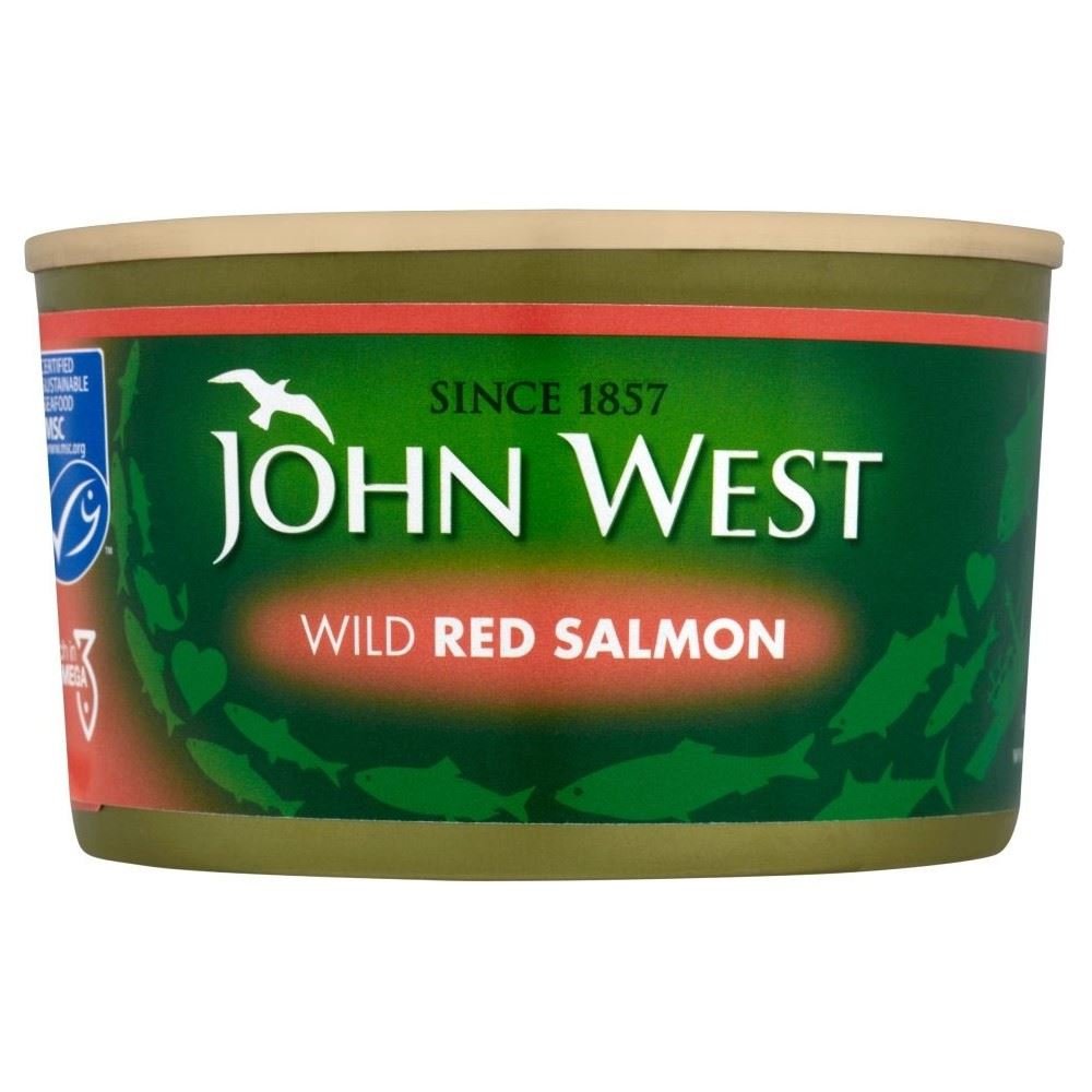 John West Rosso Salmone Selvaggio (213g) (Confezione da 6)
