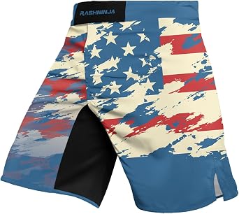 Patriot Mens MMA Shorts for Training & Grappling - Fight Shorts for Jiu Jitsu BJJ - Muay Thai Shorts