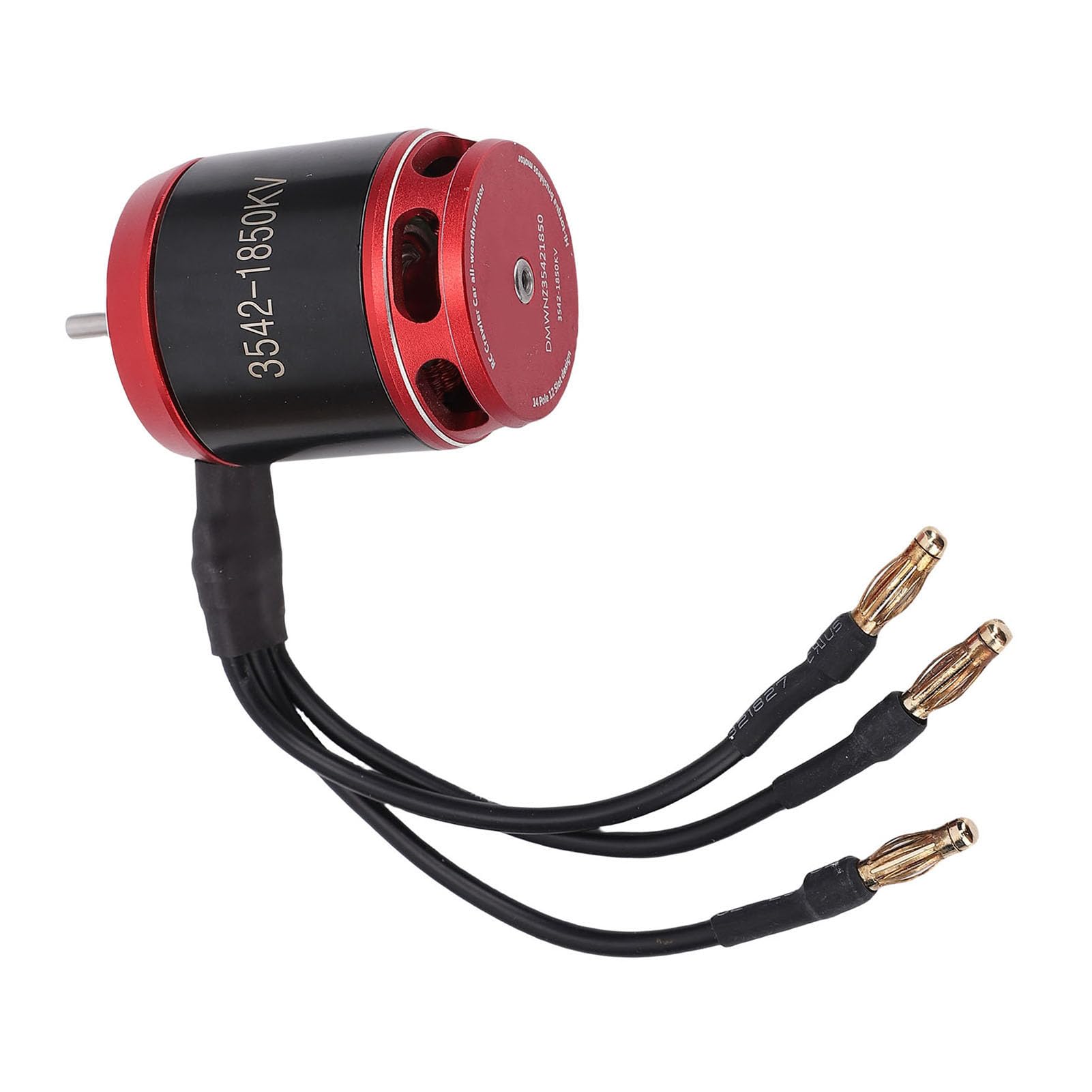 Motore Outrunner Brushless, Nominale 1850 KV Albero da 3,17 Mm Raffreddamento Efficiente Motore Cingolato RC, 1850 KV con Scatola Ingranaggi per 1/10 RC Crawler SCX10 II 90046 Sostituzione