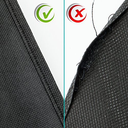 Zilink Black Garment Bags Suit Bags for Travel 54 inch Breathable Dresses Cover Bag with Gusseted, Clear Window and ID Card Holder for Suit, Coat, Dress,Set of 2 - Thumbnail 5