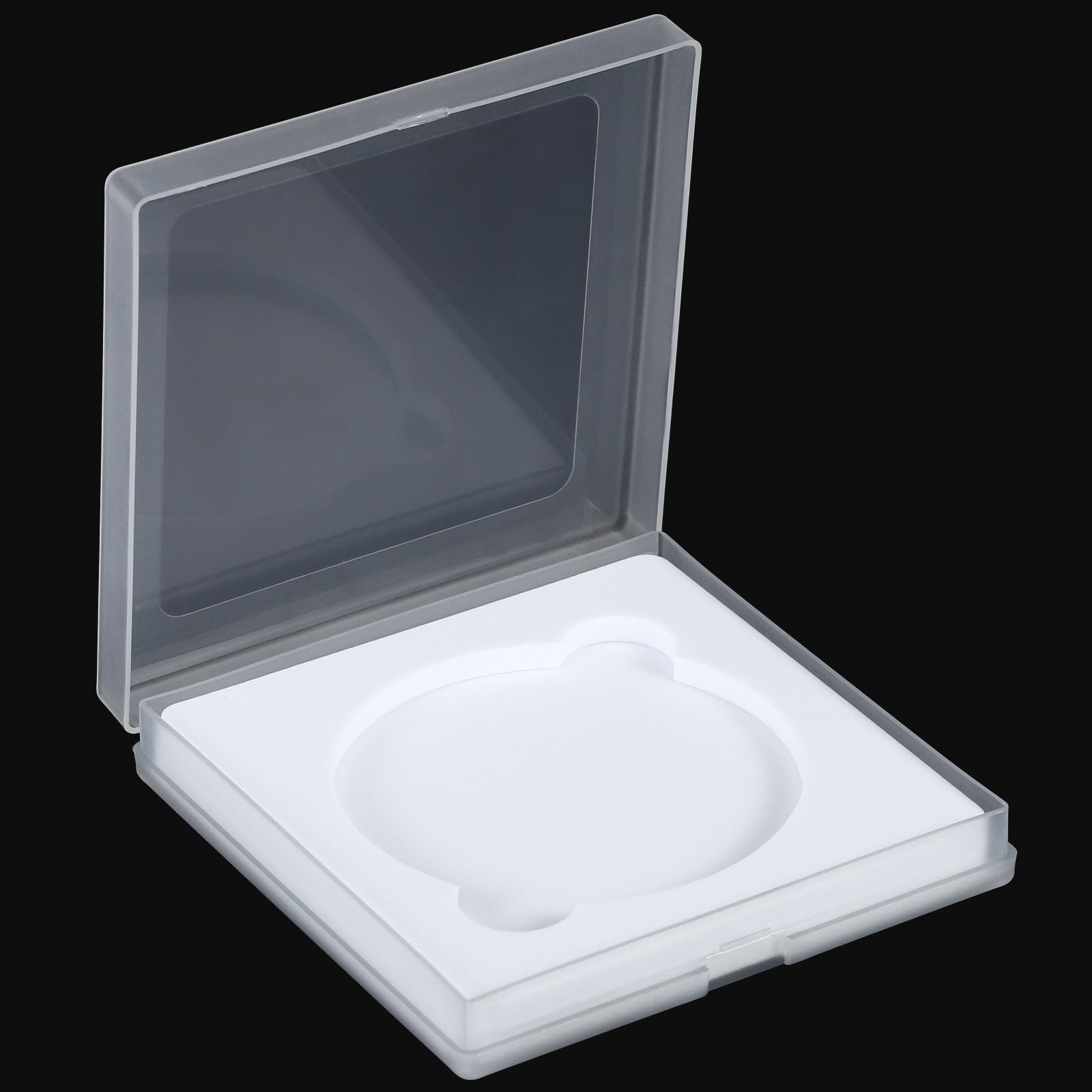 PATIKIL 77mm Custodia per Filtro Obiettivo, 1pz Custodia Portatile per Filtro Fotocamera Plastica Resistente Acqua Antipolvere per Conservare Filtri Fotografici