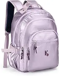 Mochila Escolar Feminina Kika Metalizada Costa Juvenil Adulto