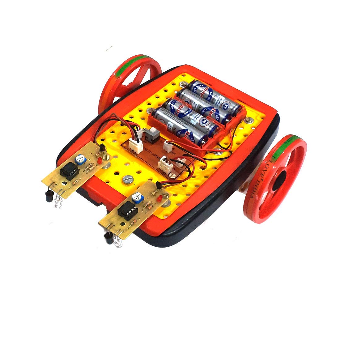 MELODY"S HOBBY CENTRE Line Following Robot Kit with Big Track Sheet and Project Report. Line Tracer - Line Follower Robot Physics Model. 1