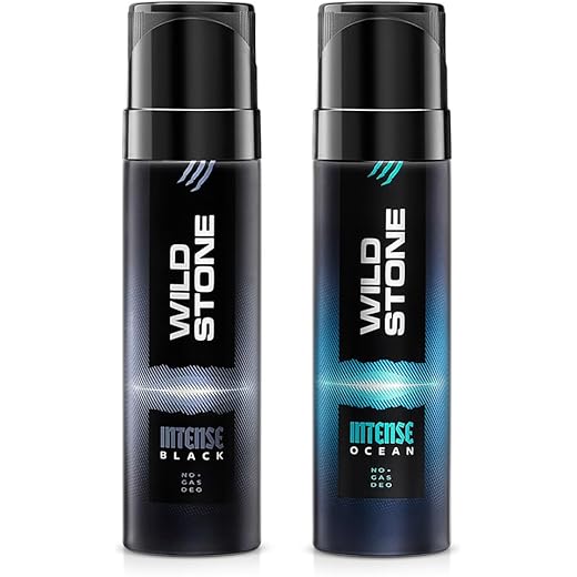 Wild Stone Intense Black Deodorant Long Lasting 120Ml Spray
