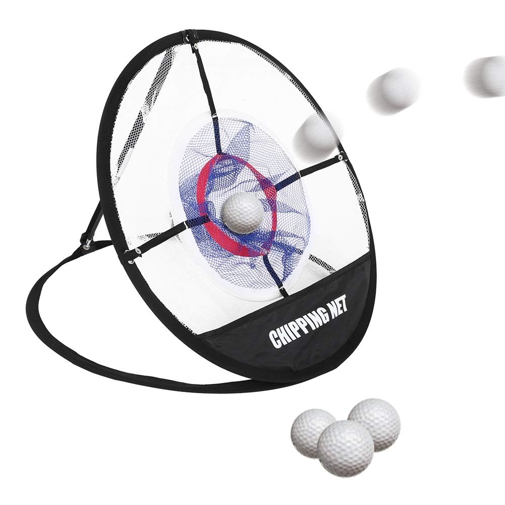 MAGT Red de Entrenamiento de Golf Portátil - Juego de Práctica de Astillado Ligero y Compacto Pop-Up para Interior