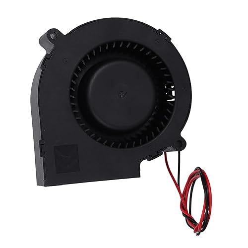 Miniatura 8 de HEEPDD Ventilador de ventilador de enfriamiento, ventilador turbo de doble rodamiento de bolas de 12 V 2.4 A, refrigeración sin escobillas, mini