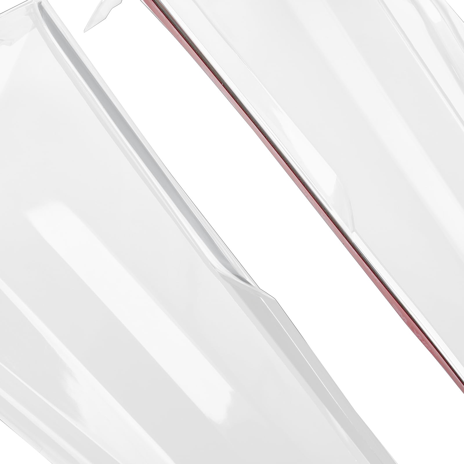 Parabrezza laterale per moto, spoiler anteriore e gamba, compatibile con Yamaha Nmax155 Turbo/V3/E-CVT 2025 Sport Winglet protezione del pannello del corpo (trasparente)